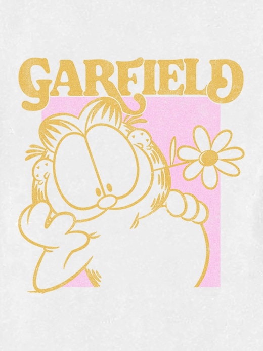 Toddler Garfield Retro Flower Graphic Tee Toddler Garfield Retro Flower Graphic Tee