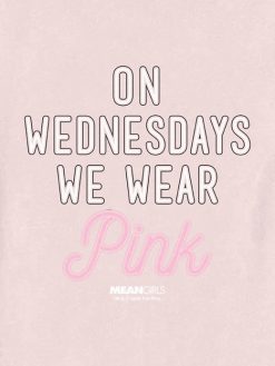 Toddler Mean Girls On Wednesdays We Wear Pink Graphic Tee