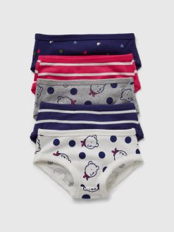 Toddler Organic Cotton Bikini Briefs (5-Pack)