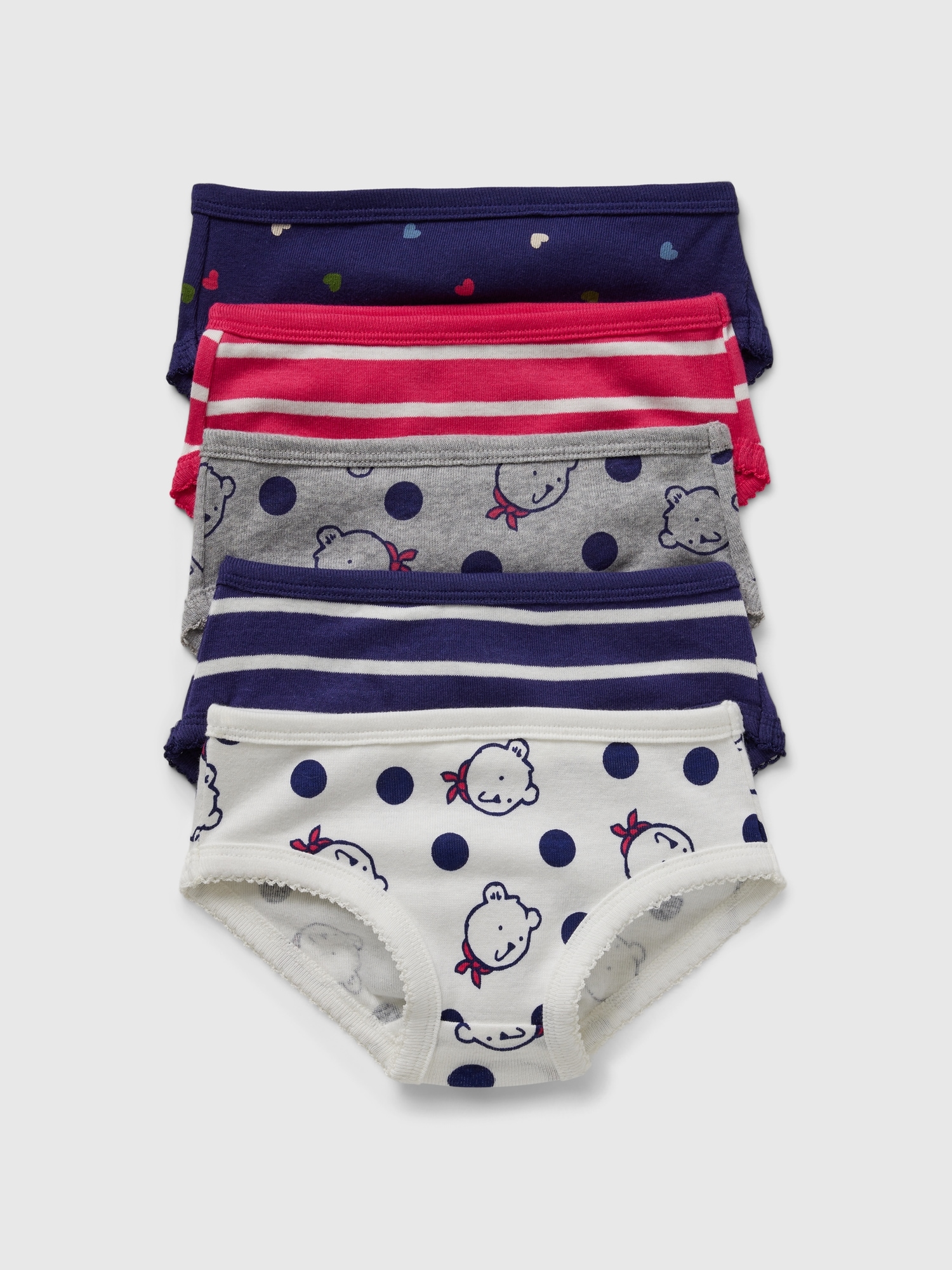 Toddler Organic Cotton Bikini Briefs (5-Pack) Toddler Organic Cotton Bikini Briefs (5-Pack)