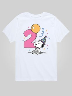 Toddler Peanuts 2nd Birthday Short Sleeve Graphic Tee