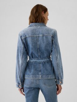 UltraSoft Denim Belted Jacket