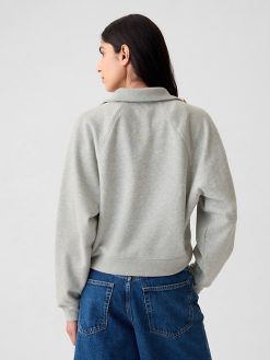 Vintage Soft Cropped Half-Zip Pullover