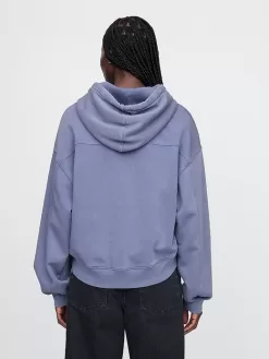 Vintage Soft Cropped Hoodie