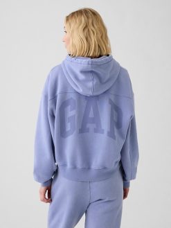 Vintage Soft Cropped Hoodie