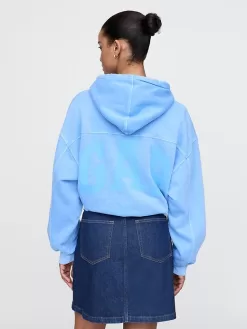 Vintage Soft Cropped Hoodie