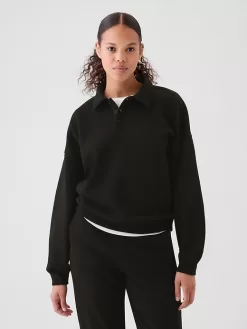 Vintage Soft Polo Sweatshirt