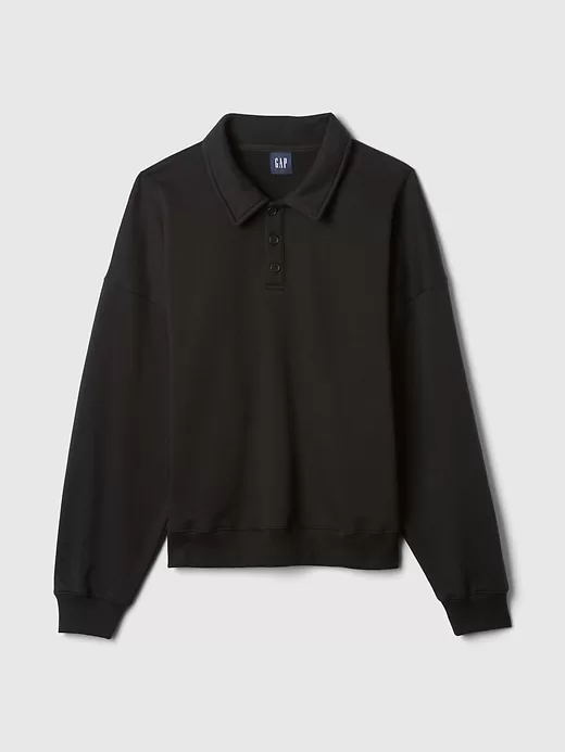 Vintage Soft Polo Sweatshirt Vintage Soft Polo Sweatshirt