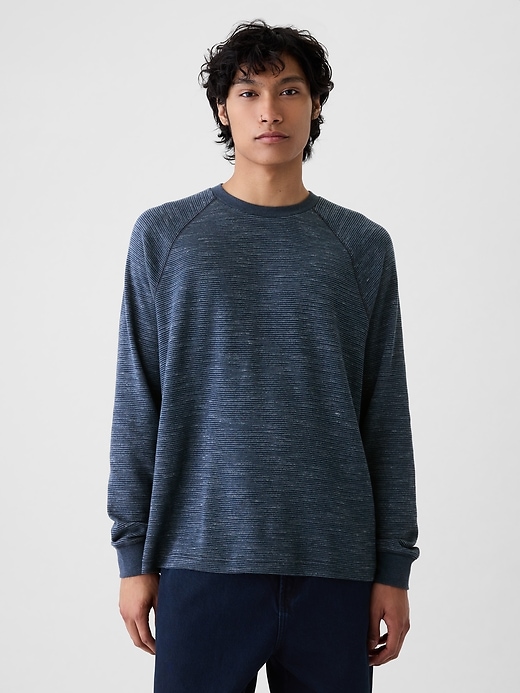 Waffle-Knit Raglan T-Shirt Waffle-Knit Raglan T-Shirt