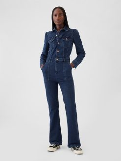 Western Denim Jumpsuit