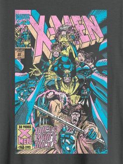 X-Men Pastel Comic Cover Graphic T-Shirt